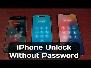 How To Unlock iPhone 6 To 17 Without Passcode | How To Unlock iPhone If Forgot Password