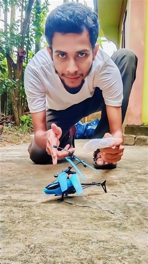 🔥 Remote control Blue Helicopter unboxing outdoor