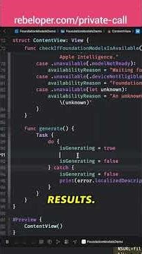 Apple Intelligence Feels Unreal in SwiftUI 🤯