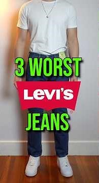 DON'T Buy These 3 Levi’s Jeans (501 vs 511 vs 514)
