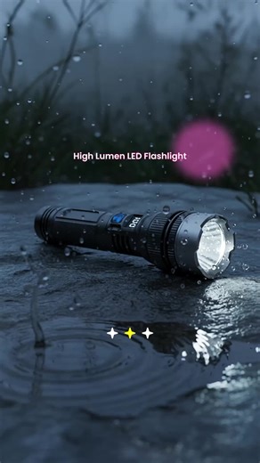 LED Flashlight, 1 Count High Lumen Rechargeable Flashlight, Ipx4 Waterproof Floodlight & Spotlight Flashlight 2-in-1, 3 Lighting Modes for Emergency Camping Hiking Outdoor Home #rechargeablelight #lightergadget #electricgear #onefirenightlightforkids #ledlightnightstand #olightpen #strongflashlight #bikelights #ledbulbs #portableflashlight