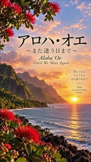 アロハ・オエ ～また逢う日まで～ | 日本語で歌うハワイの名曲 Aloha ʻOe
