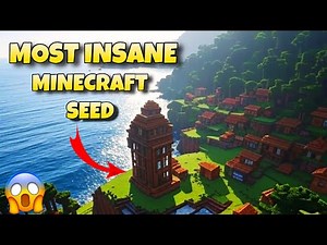 MOST INSANE SEED IN MINECRAFT || CRAZIEST MINECRAFT SEED || UNBELIEVABLE RAREST SEED