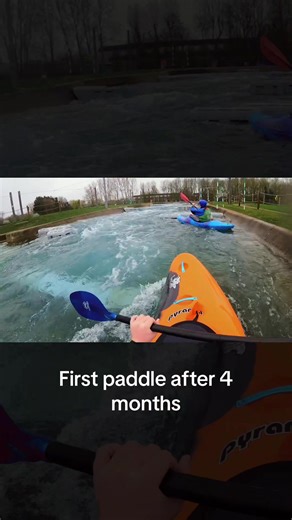 First paddle in 4 months Absolutely loving my @Palm Equipment Fuse Action Drysuit #kayaking #whitewaterkayaking #leevalley #pyranha #kayakroll