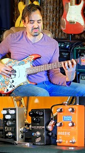 Cooking up a mean tone with the Spaceman Effects Delta II Harmonic Tremolo, Greer Amplification Black Mountain Crunch Drive, and the GFI System Rossie Filter. What do you think of this guitar sound? | Marbin