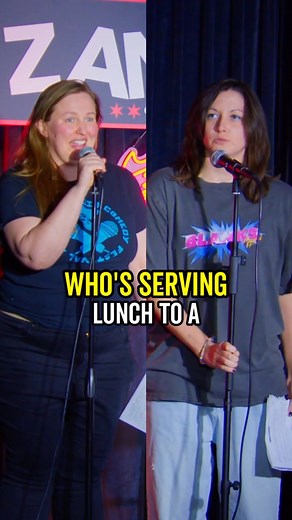 These girls were BRUTAL in Roast Battle 🤣 🔥 Full Battle on YouTube 🔥 Who won? - @toryleeward vs. @jennie4weaver - ✂️ @jamesoncoxcomedy | Roast Battle Chicago