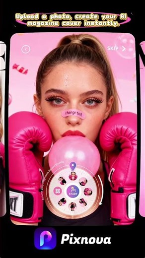 Upload a photo, create your AI magazine cover instantly.