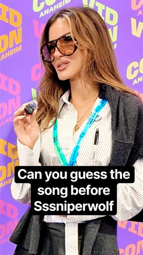 Can ​​⁠​⁠SSSniperwolf Guess the song with 5 notes? @SSSniperWolf #guessthesong #challenge #funny