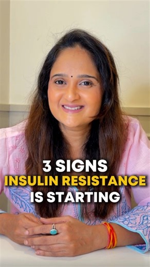 Shweta Shah on Instagram: "Save this video ⚠️ especially if you’re a woman 30–40+. Sudden belly fat, extreme sleepiness after meals, and strong sweet cravings can be early signs that insulin isn’t working properly. Understanding it early can prevent bigger health issues. Save • Share • Follow 💡 #InsulinResistance #WomenHealth #HormonalBalance [insulin resistance symptoms, signs of insulin resistance, women insulin resistance, belly fat hormonal imbalance, sleepiness after meals, sugar cravings