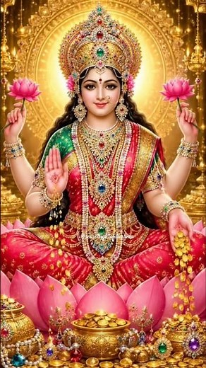 Kanakadhara Stotram Chanting | Goddess Lakshmi Mantra for Prosperity 🪷 #lakshmi #maa #blessings #yt