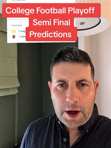College football playoff semi finals game predictions and picks by highly accurate ai model #CFB #CFP #predictions #picks #footballtiktok