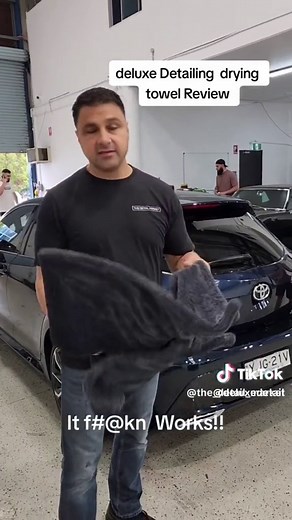 The legend himself reviews our Microfibre Drying Towel! Go give him a follow and watch the full video on his page. Get your Black Friday discount today at shop.deluxedetail.com.au! #billbaker #thedetailmarket #dryingtowel #chamois #review #brisbane #dryingtowelreviews #bowdensown #microfibre #chamois #detailing #carcareproducts #blackfriday