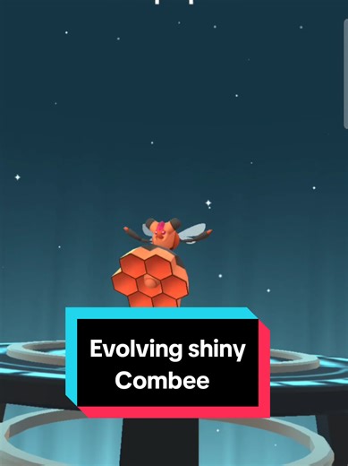 Evolving Shiny Combee in Pokémon Go