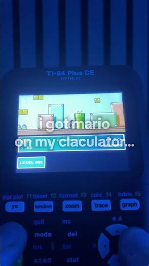 How to get Super Mario on calculator… 🤯