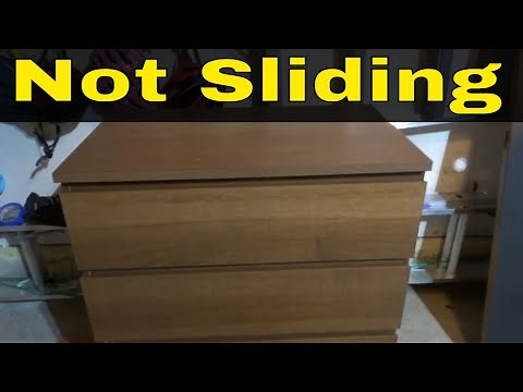 Dresser Drawer Not Sliding Smoothly-Easy Fixes-Tutorial