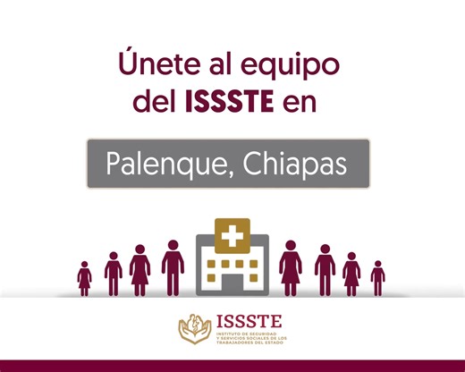 3K views · 30 reactions | ️ ¡Se busca personal con vocación de servicio! Únete a la Clínica Hospital Palenque de Issste Chiapas y contribuye a mejorar la salud de quienes figuran en el primer eslabón de nuestra pirámide jerárquica: ¡el derechohabiente! Postúlate:  https://convocatoria.issste.gob.mx/registro | ISSSTE | Facebook