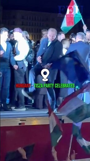 🇭🇺 Viral Dance Marks Hungary’s Political Turning Point 🇪🇺 #hungary #europe #tisza