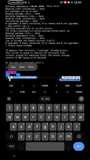 Zip & Unzip File in Termux 📁