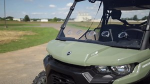 Rough Country Full Vented Front Windshield for Can-Am Commander - 98212030