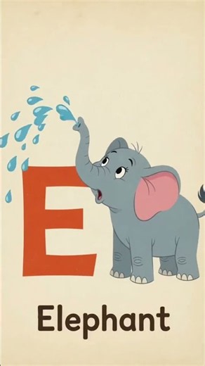 Classic Sesame Street E for Elephant and Elk