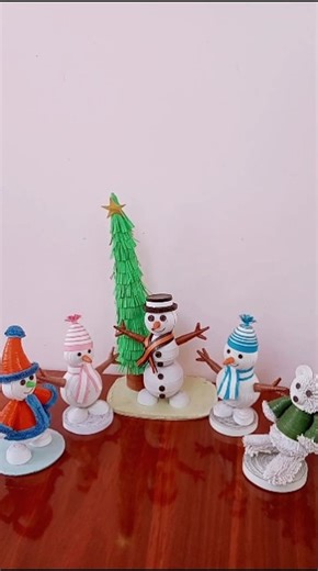 Paper Quilling Snowman ⛄⛄/Rooftop Garden and Crafts.