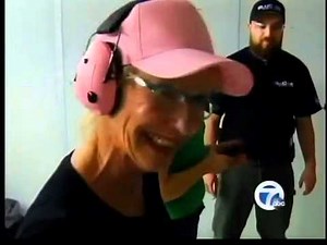 women at the gun range