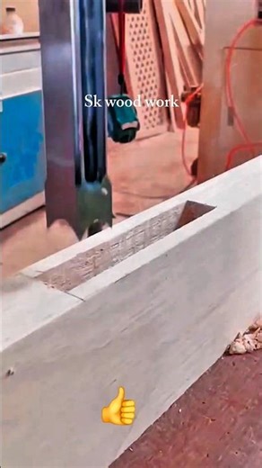 ​FASTEST Way to Cut a Mortise Joint! 🤯 Woodworking Machine #diy #wood #shorts