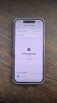 Update Your iPhone 👉 iOS 26 STABLE