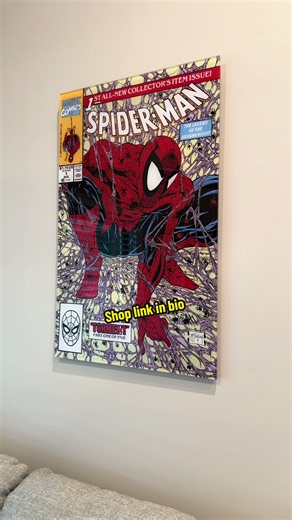 New spiderman collection out now 🕸️ Website link in bio 🚨 #fyp #foryoupage #spiderman #homedecor #wallart