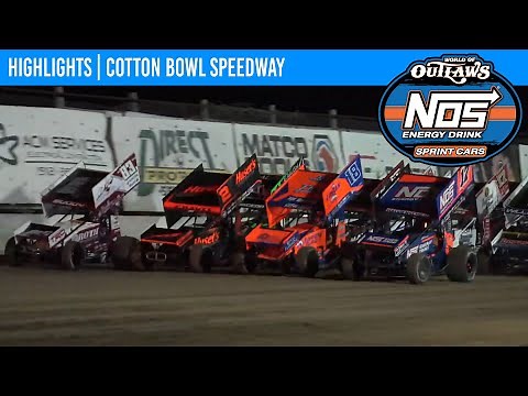 World of Outlaws NOS Energy Drink Sprint Cars | Cotton Bowl Speedway | March 21, 2025 | HIGHLIGHTS