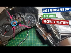 2008 Ford F250 Superduty PATS Theft Light On Solution