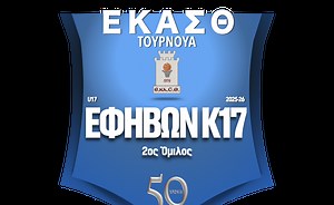 ΕΦΗΒΩΝ Κ17 2ος όμιλος | Το πρόγραμμα αγώνων, μετά τις κληρώσεις των πρωταθλημάτων της Ε.ΚΑ.Σ.Θ. 2025-26