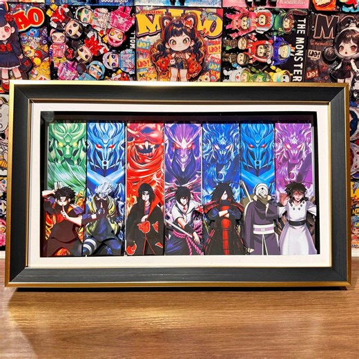 Naruto Susanoo 3D Paper Craft Picture Frame, Uchiha Clan 3D Shadow Box, Collectible DecorationGift