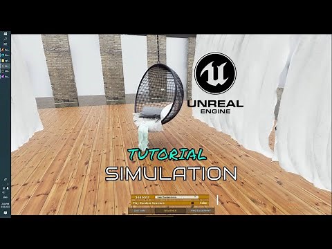 How To Make a fabric and Swing simulation in Unreal Engine 5