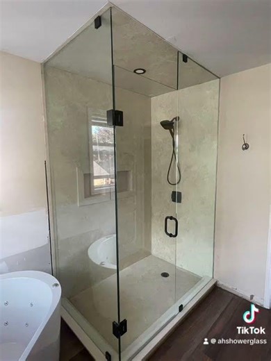 SHOWER GLASS DOOR FRAMELESS ENCLOSURES | Farmed