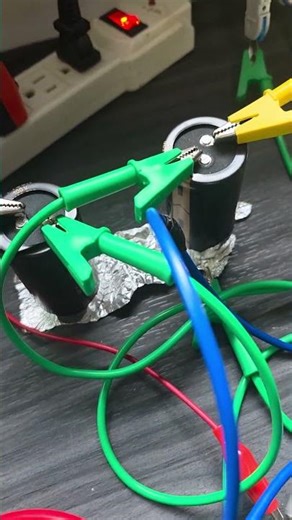 Inspired by Joel Lagace - Displacement current using supercapacitors - A/C D/C - Free Energy Test