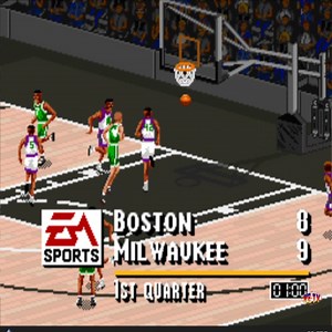 NBA Live 95 w Rosters Boston vs Milwaukee | Retro-Entertainment TV