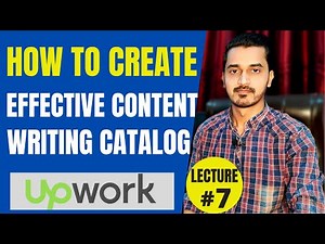 How to Create Content Writing Project Catalog On Upwork | Rank Content Writing Project Catalog Fast