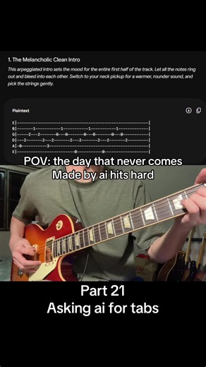 The Day That Never Comes tabs by AI - Metallica electric guitar