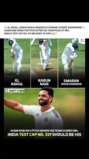 The Next Star? Why Auqib Nabi deserves India Test Cap No. 319! 🧢⚡