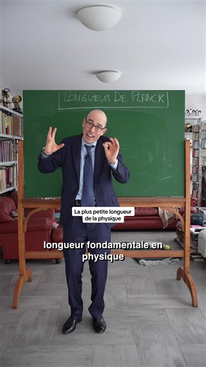 Il existe une longueur minimale de la physique, c'est la longueur de Planck. Quand on arrive à ces dimensions, les effets de la quantique et de la relativité se mélangent et on doit utiliser une théorie de la gravité quantique, qu'on n'a pas. C'est ballot. Salukes 🧮 ℓₚ = √(ħG/c³) ≈ 1,6×10⁻³⁵ m #science #physique #quantique #profbucella #lasciencepeuttout