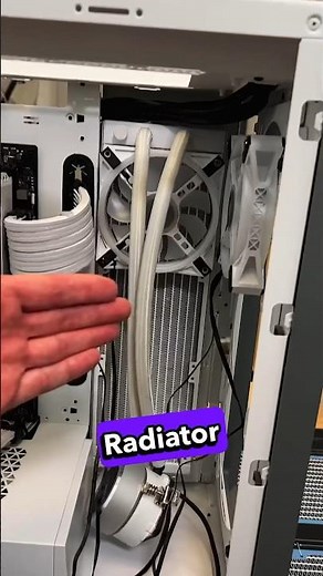 How to achieve airflow in a gaming PC | Corsair 5000D #pctips #pcbuilding #bastelnerd