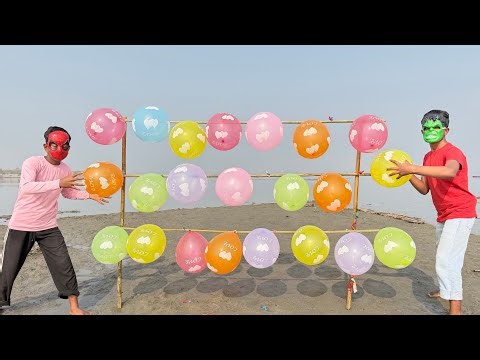 outdoor fun with Flower Balloon and learn colors for kids by I kids episode -4