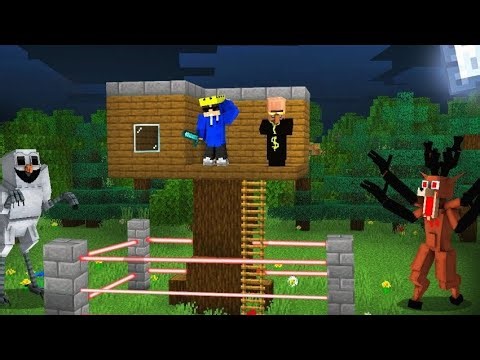 POOR Vs RICH 99 Nights In Forest Monster Apocalypse Bunker Battle In Minecraft
