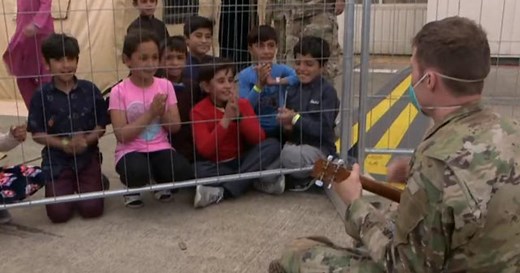 Inside U.S. air base housing thousands of Afghanistan evacuees