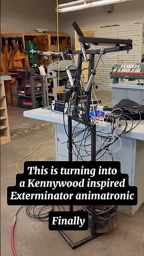 DIY Kennywood Inspired Exterminator Animatronic (WIP) #halloween #kennywood #animatronics #diy