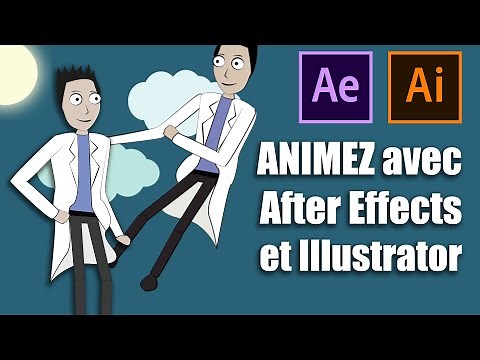 [TUTORIAL] 2D cartoon animation with After Effects and Illustrator | animate with After Effects