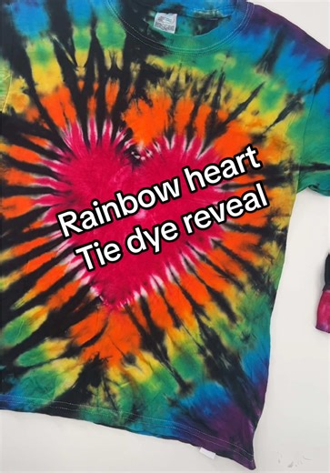 Colorful Heart Tie Dye Tutorial for Valentine's Day