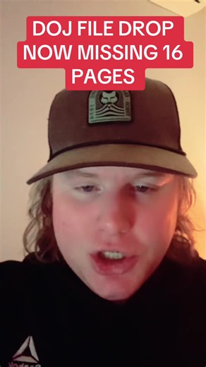 16 pages missing #doj #epsteinfiles #missing #fyppp | file folder