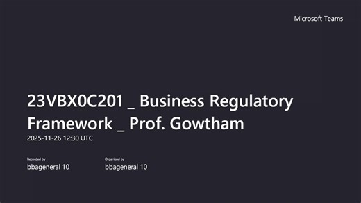 23VBX0C201 _ Prof. Gowtham-LIVE SESSION 5